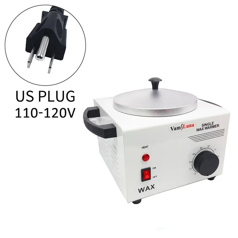 Electric Wax Heater Warmer for Hair Removal – Adjustable Temp SPA Tool
