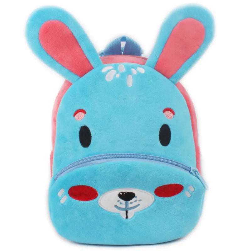 3D Cartoon Plush Kids School Backpack