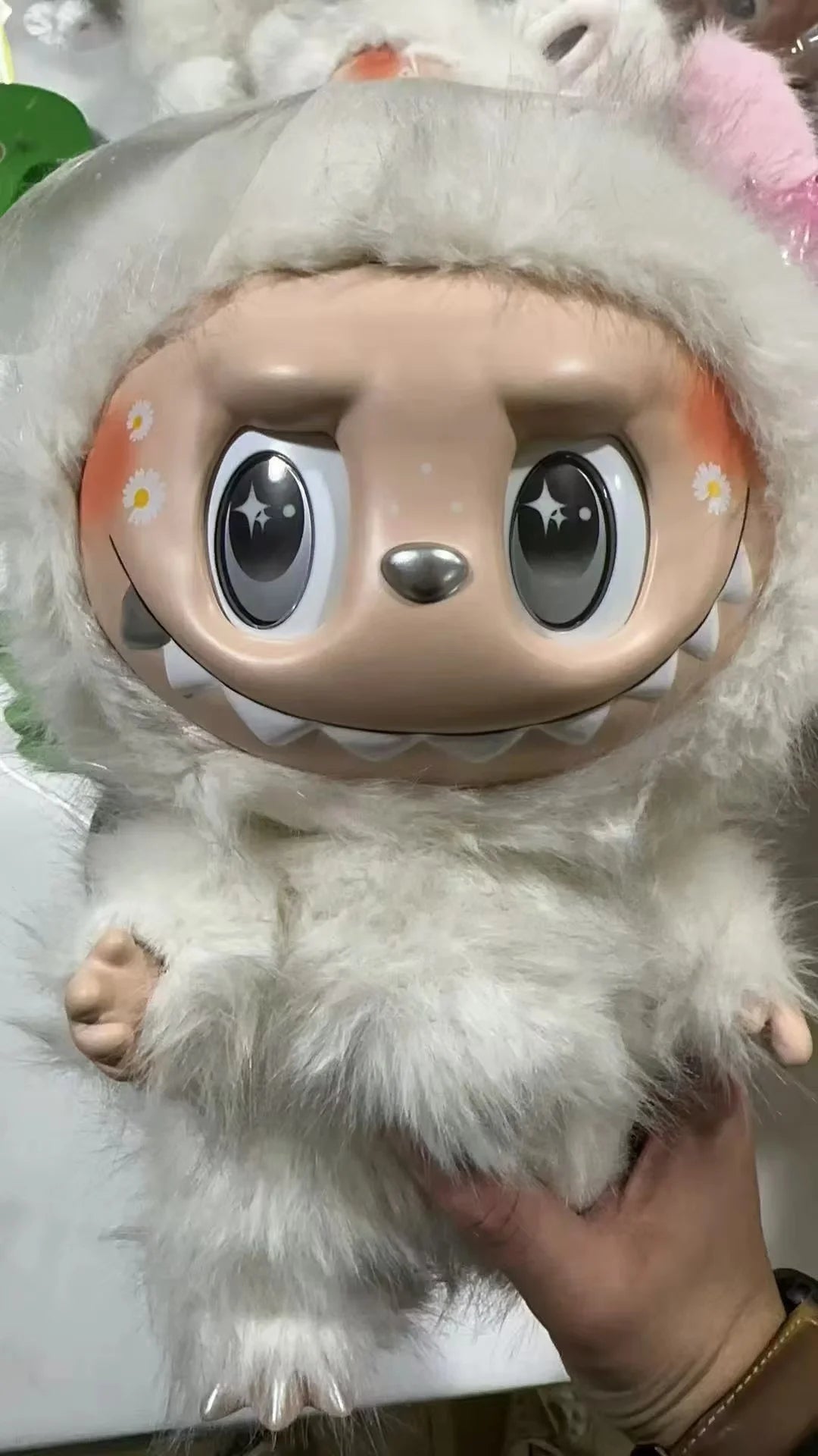 38cm Zimomo Labubu Big Angel Vinyl Doll – Hot Sale Toy