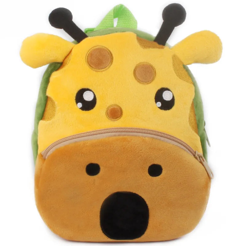 3D Cartoon Plush Kids School Backpack