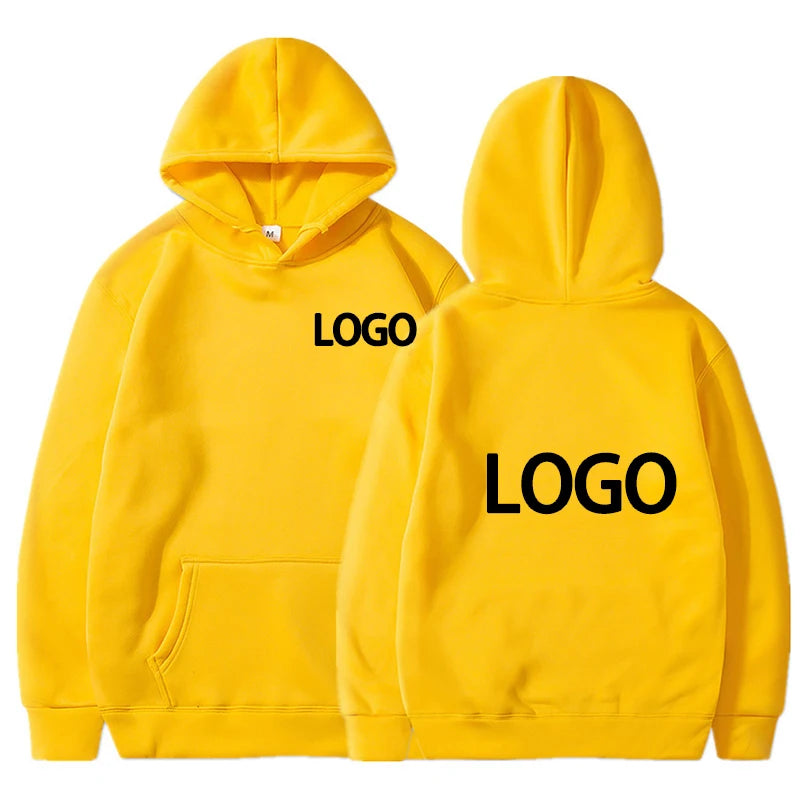 Customized Unisex Printed Hoodie – Loose Fit Streetwear Pullover