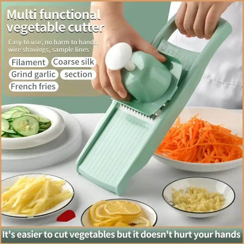 Multifunctional Vegetable Slicer with Handle