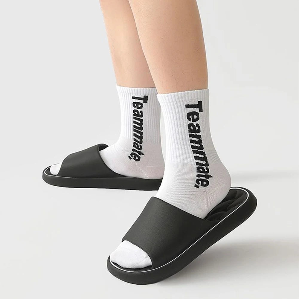 BASATU Cartoon Summer Slides – Soft Non-Slip Couple Slippers