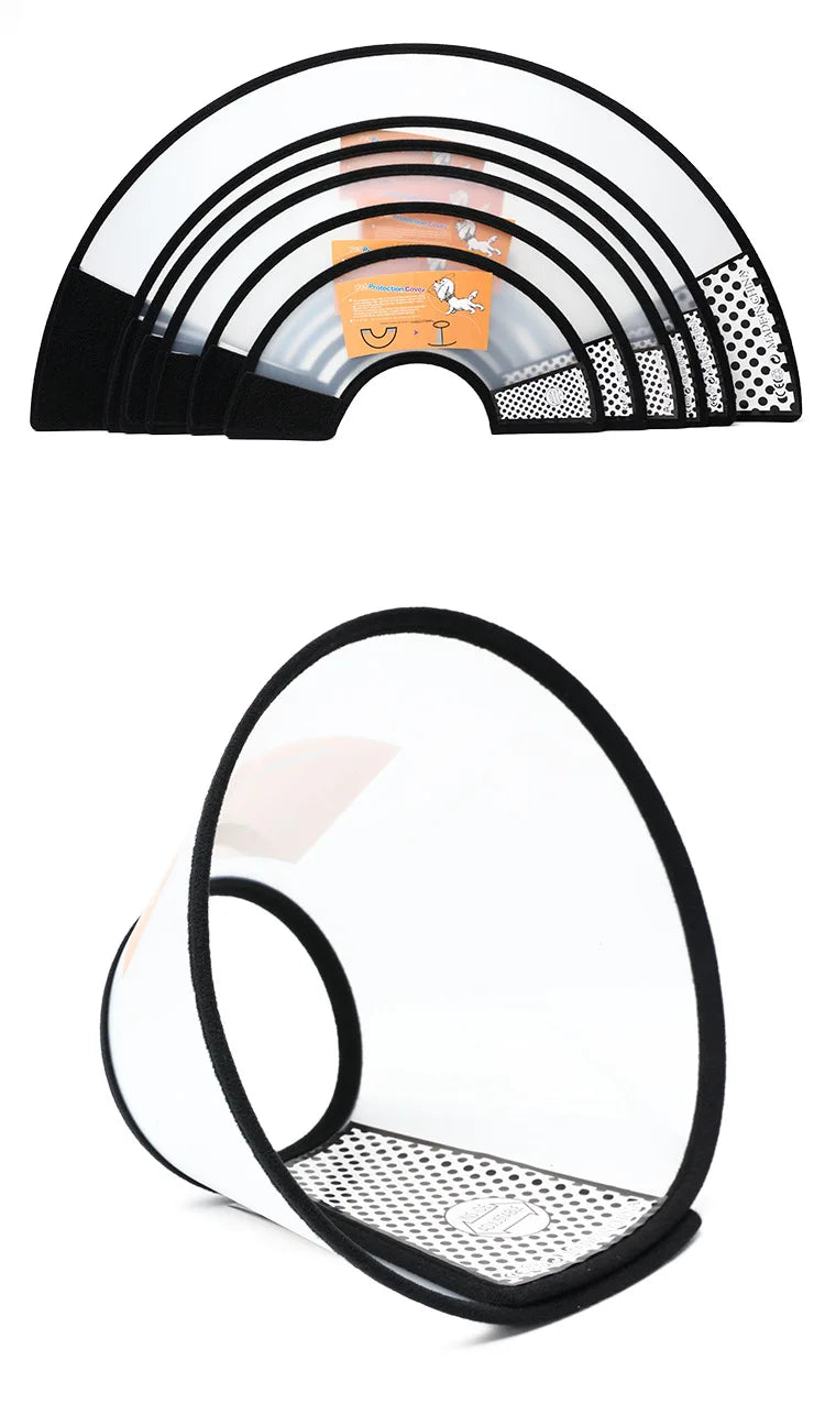 Pet Recovery Collar - Anti-Bite Protective Cone for Cats & Dogs