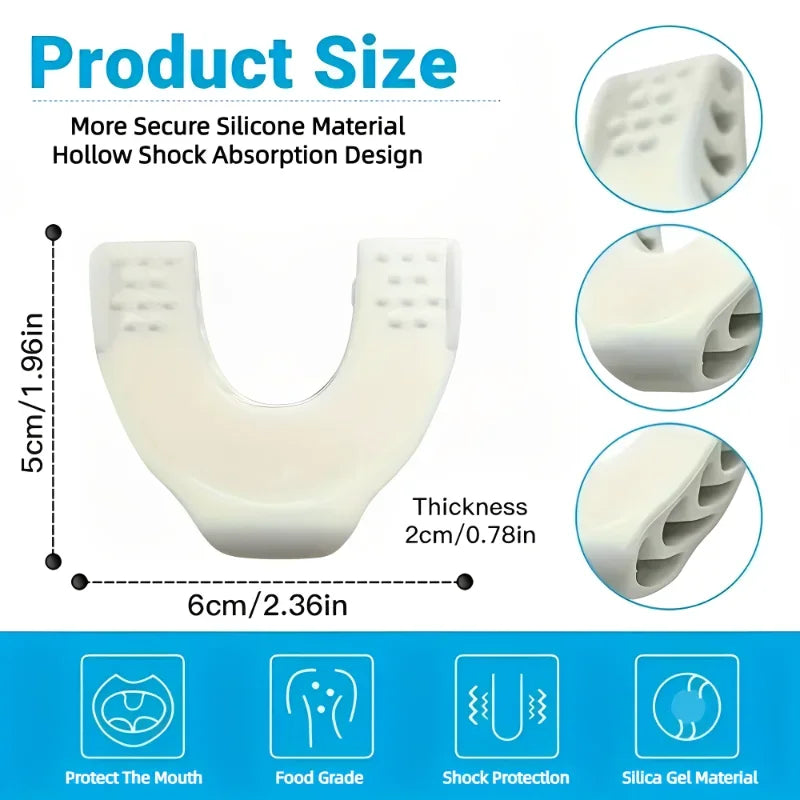 U-Shape Facial Jaw Exerciser & Neck Toning Device