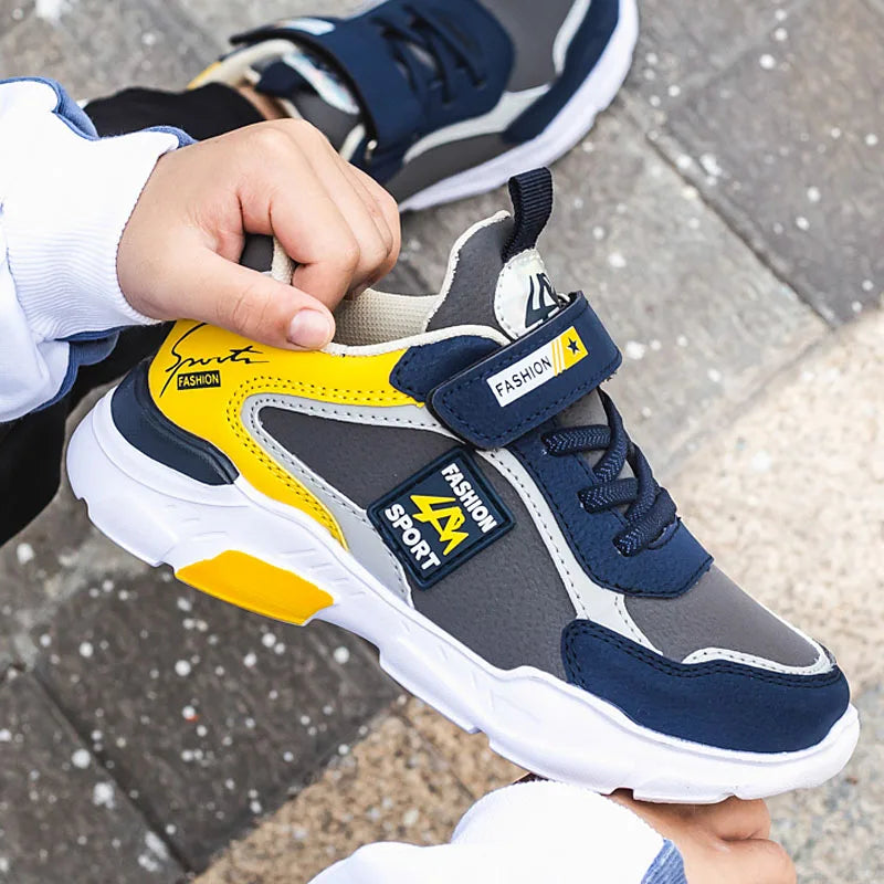 Kids’ Lightweight Sports Sneakers – Breathable Running Shoes for All Seasons