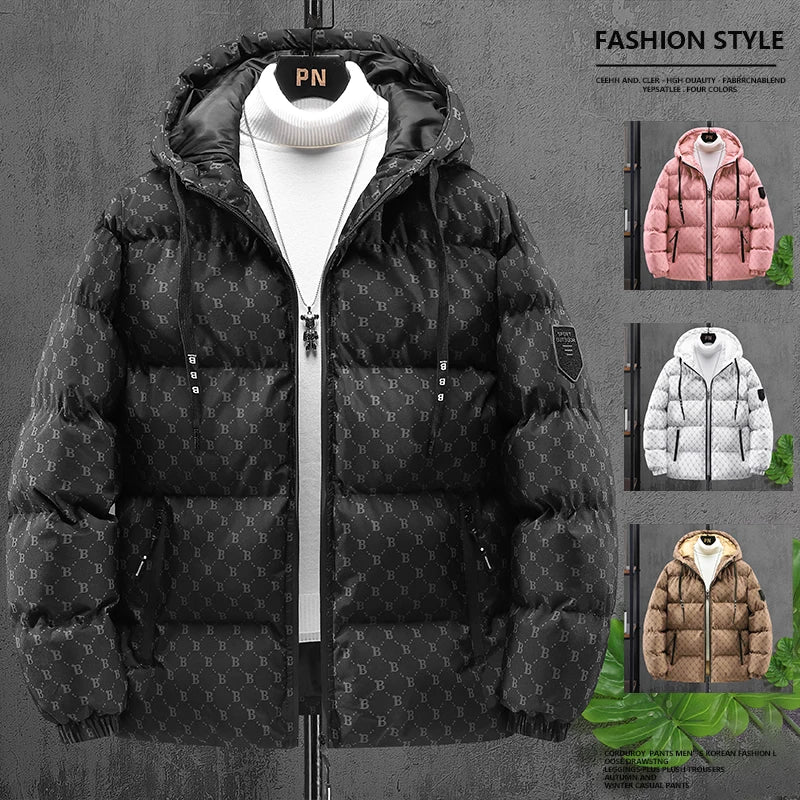 Men's Hooded Cotton-Padded Winter Jacket