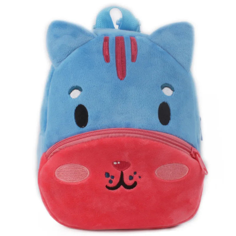 3D Cartoon Plush Kids School Backpack