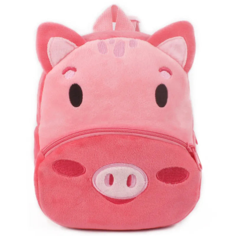 3D Cartoon Plush Kids School Backpack