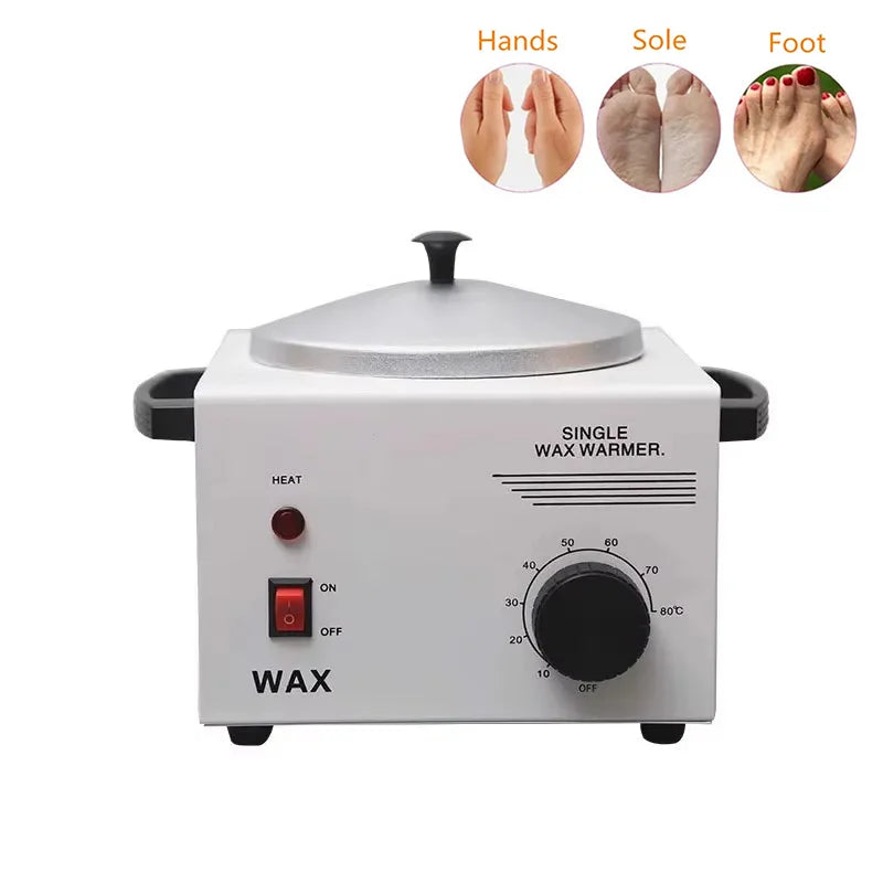 Electric Wax Heater Warmer for Hair Removal – Adjustable Temp SPA Tool