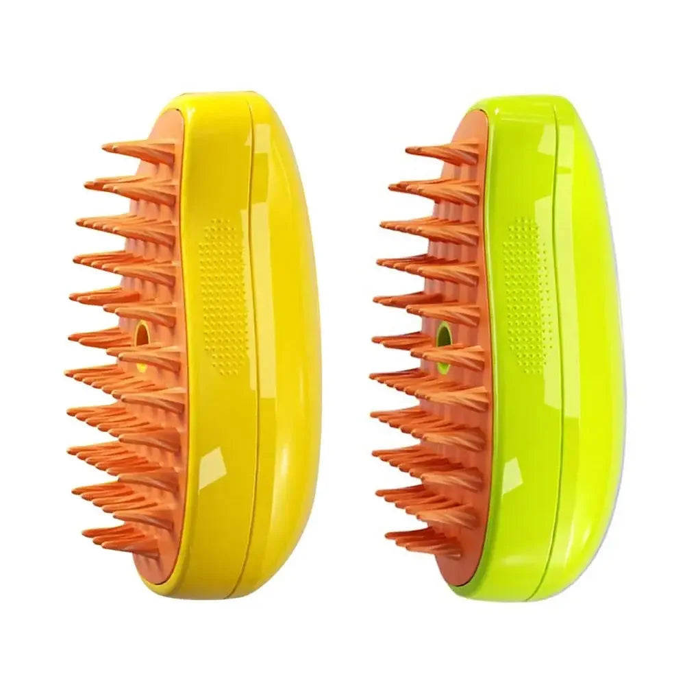 3-in-1 Electric Pet Grooming Brush | Massage, De-Shed & Steam Spray