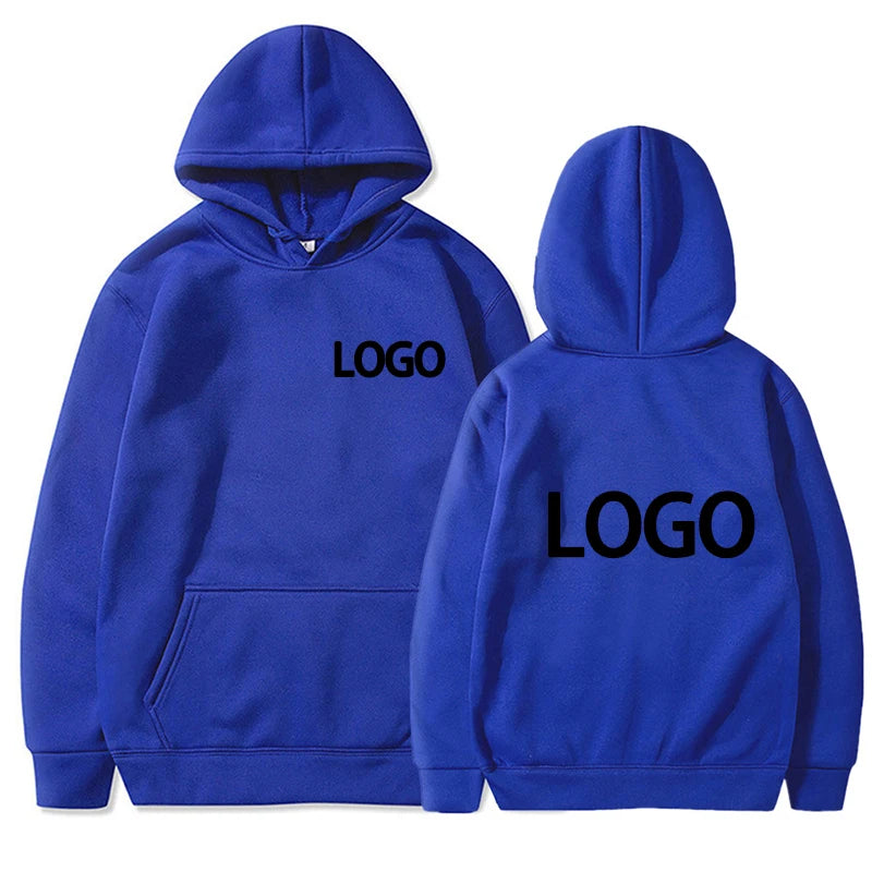 Customized Unisex Printed Hoodie – Loose Fit Streetwear Pullover