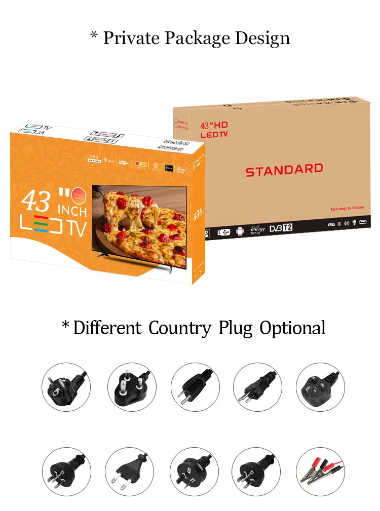 43-Inch 4K Ultra HD Smart TV - LED Flat Screen Television