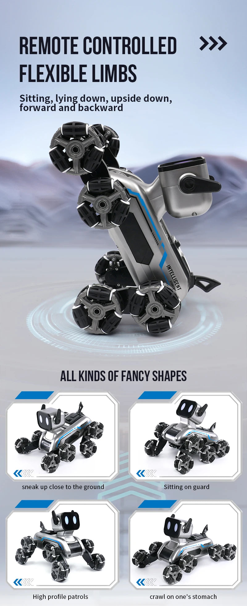 Kid's 8-Wheel RC Car Toy - Vivabazaarsstore