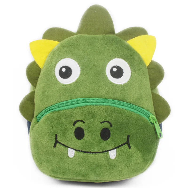 3D Cartoon Plush Kids School Backpack