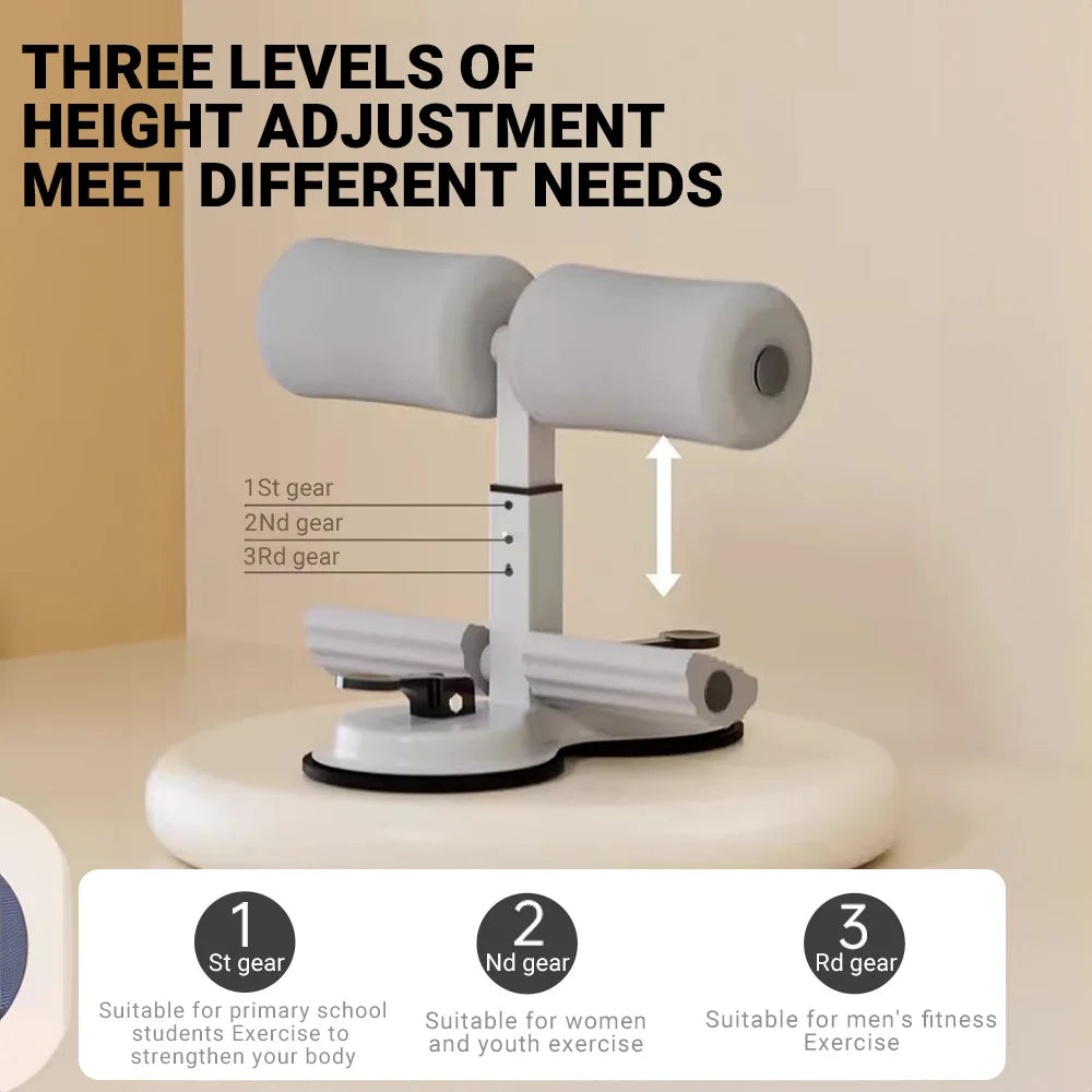 Portable Sit-Up & Push-Up Assistant for Total Body Workout