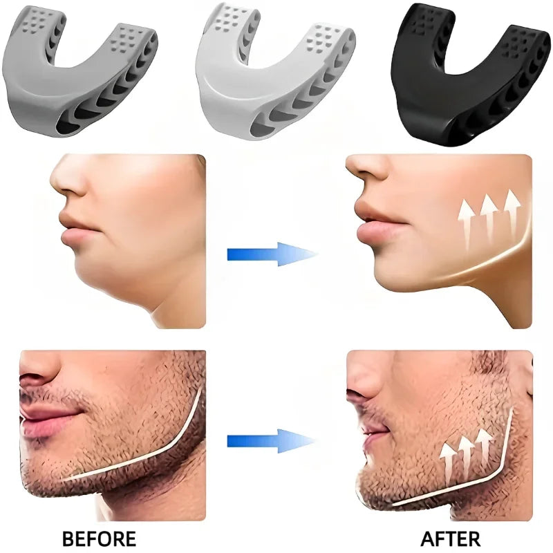 U-Shape Facial Jaw Exerciser & Neck Toning Device