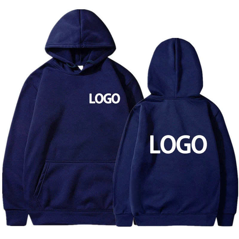Customized Unisex Printed Hoodie – Loose Fit Streetwear Pullover