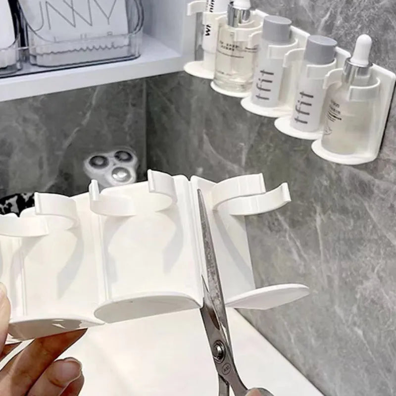 Houseeker 5-Row Wall-Mounted Storage Rack – Organizer Shelf