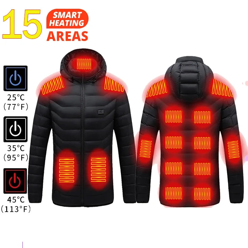 Heated Jacket for Men – Waterproof & Tactical