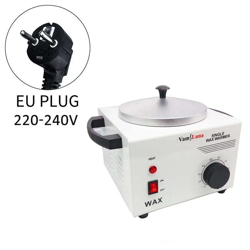 Electric Wax Heater Warmer for Hair Removal – Adjustable Temp SPA Tool