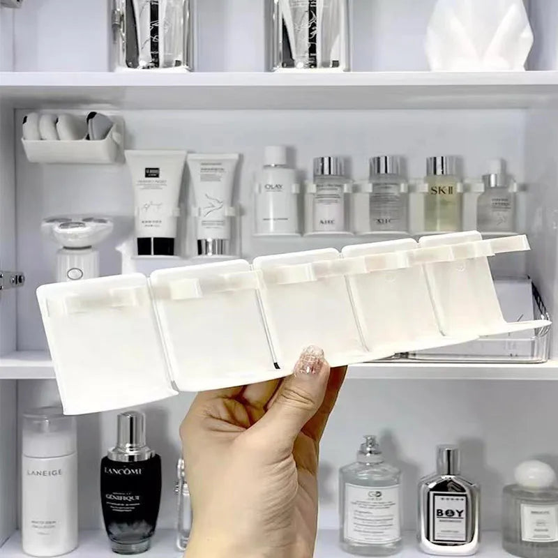 Houseeker 5-Row Wall-Mounted Storage Rack – Organizer Shelf