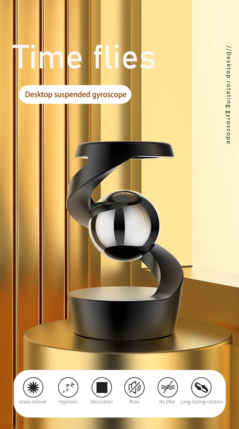 Desktop Rotating Gyroscope Fidget Spinner Toy - Aluminum Alloy Spinner