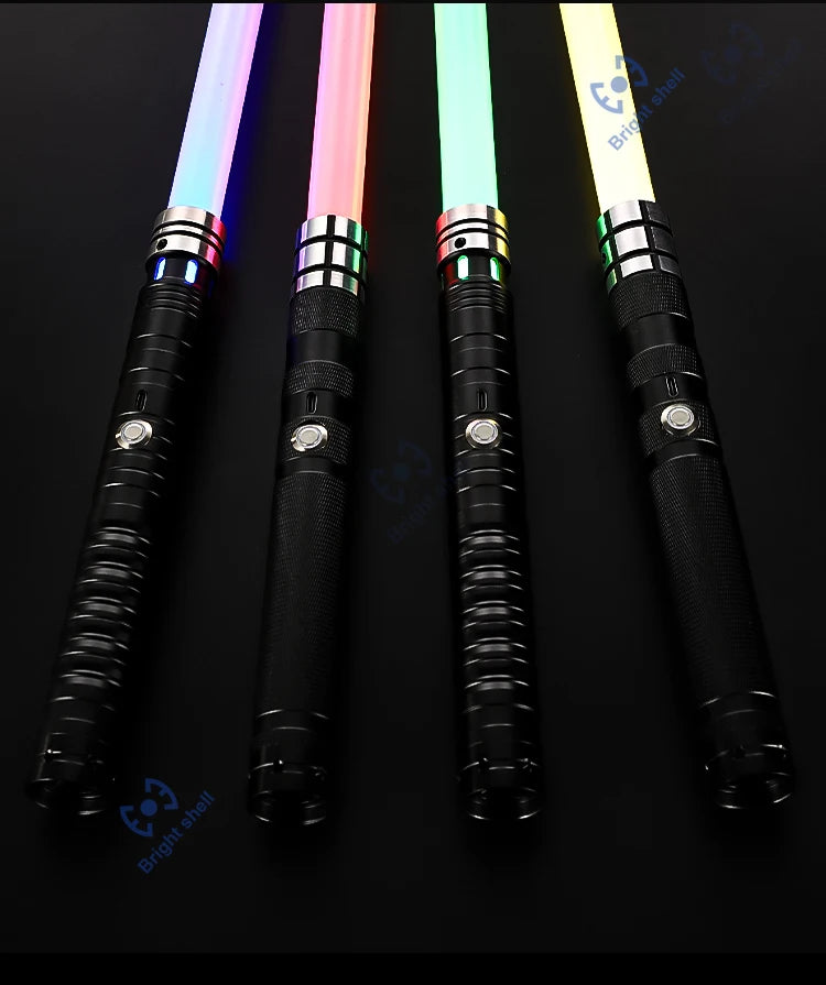 RGB Metal Lightsaber Laser Sword – 15 Color Change with Sound Effects