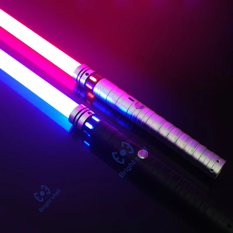 RGB Metal Lightsaber Laser Sword – 15 Color Change with Sound Effects