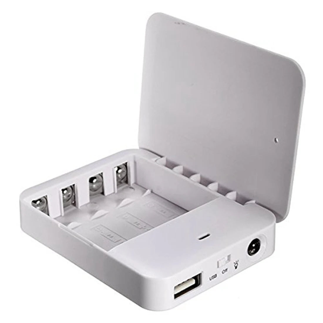 USB Charger Power Box – Emergency Battery Charger with Flashlight