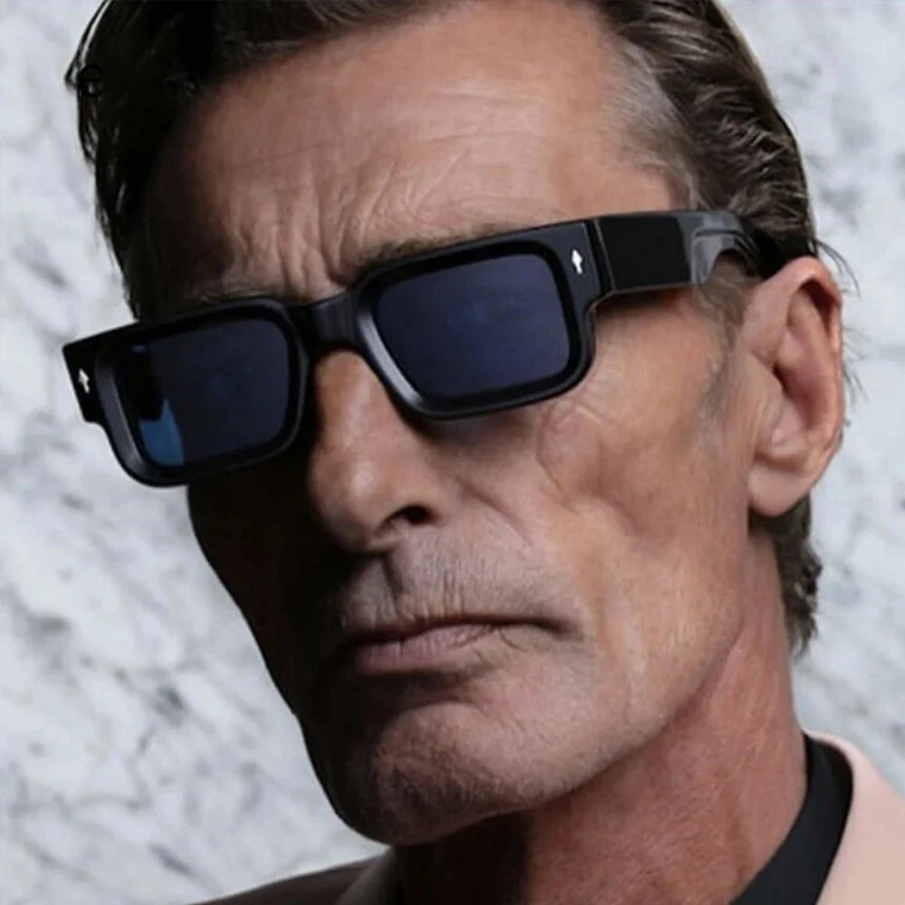 LNFCXI Retro Men Square Sunglasses