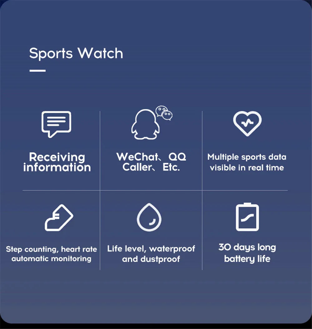 D13 Smart Watch – Waterproof Fitness Tracker for Android & iOS