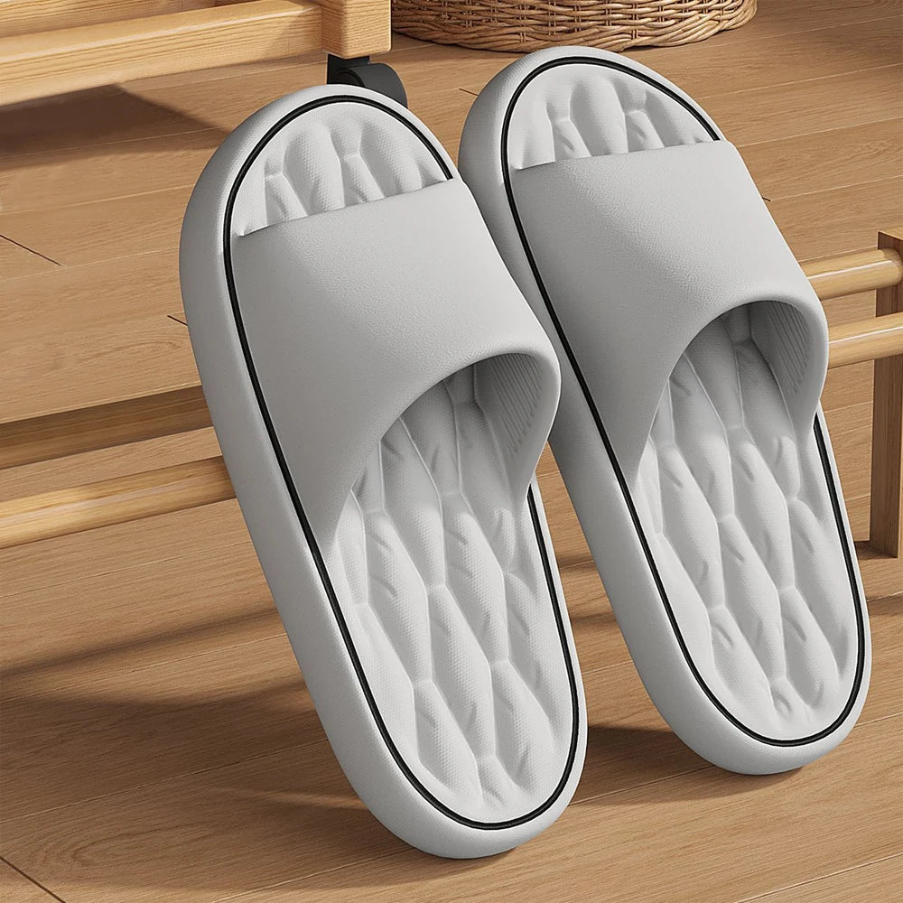 BASATU Cartoon Summer Slides – Soft Non-Slip Couple Slippers