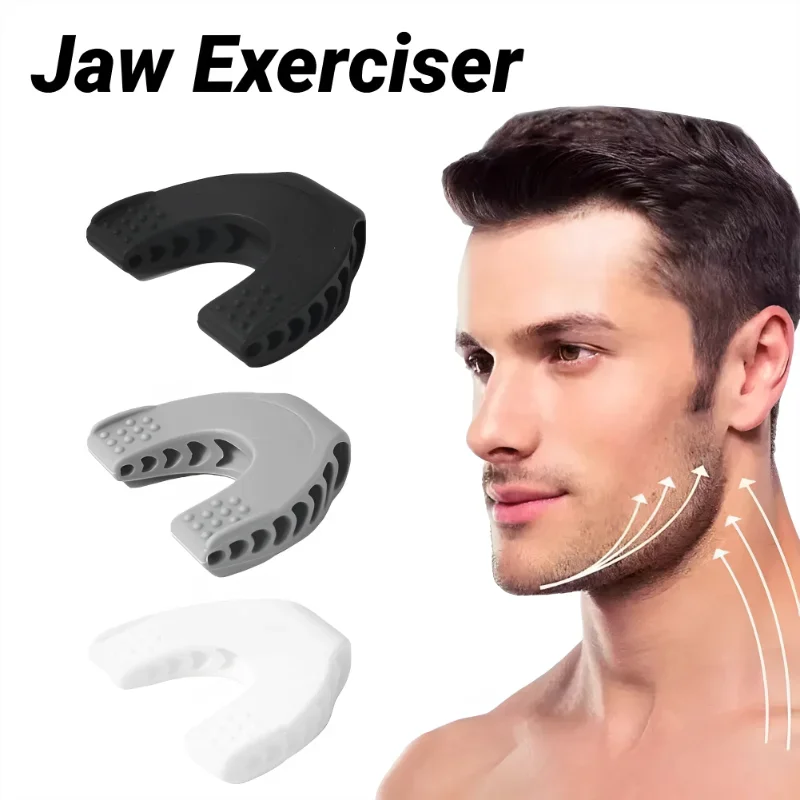U-Shape Facial Jaw Exerciser & Neck Toning Device