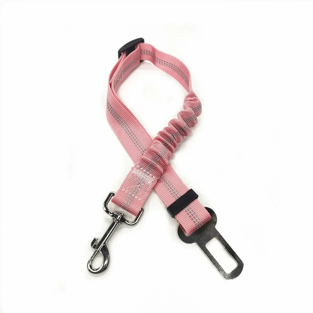Adjustable Pet Car Seat Belt for Dogs and Cats – Safety Harness Clip