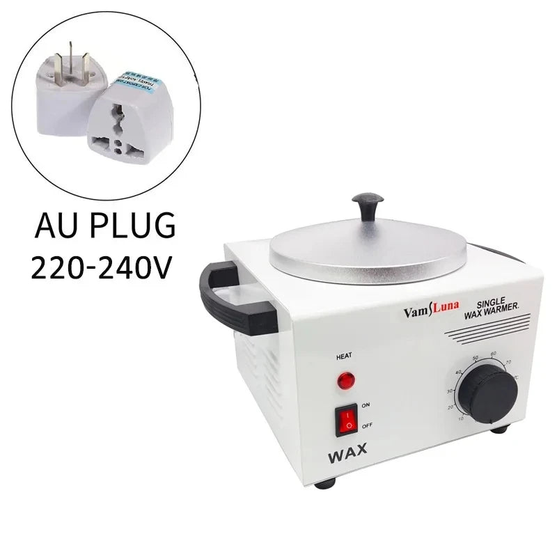 Electric Wax Heater Warmer for Hair Removal – Adjustable Temp SPA Tool