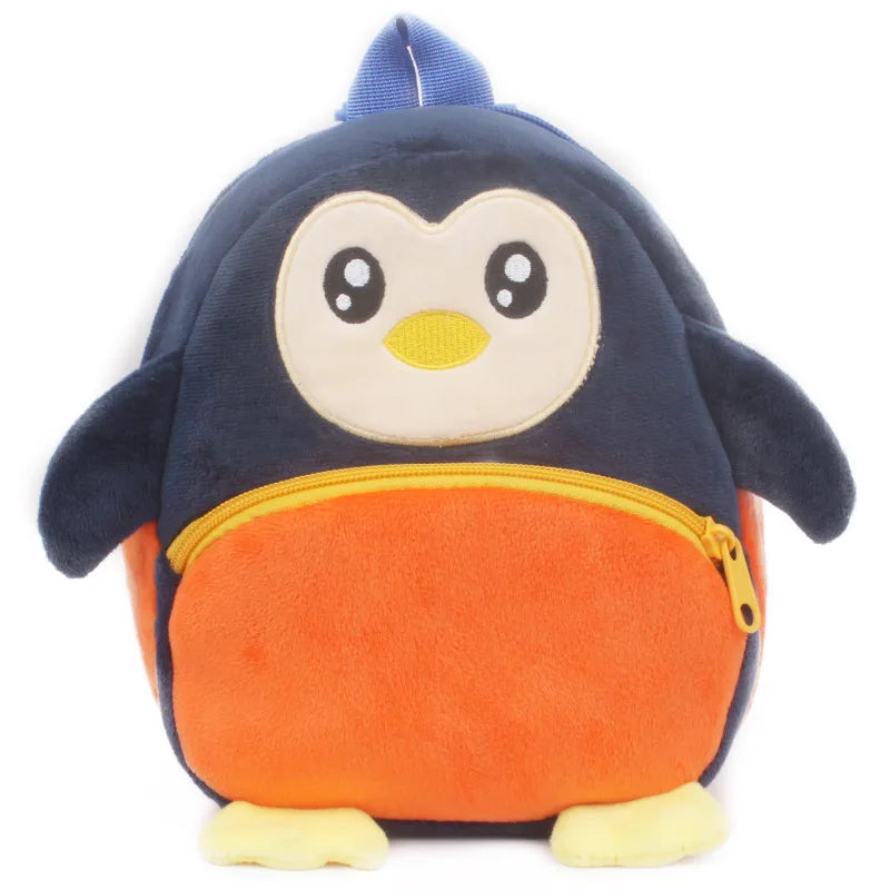 3D Cartoon Plush Kids School Backpack
