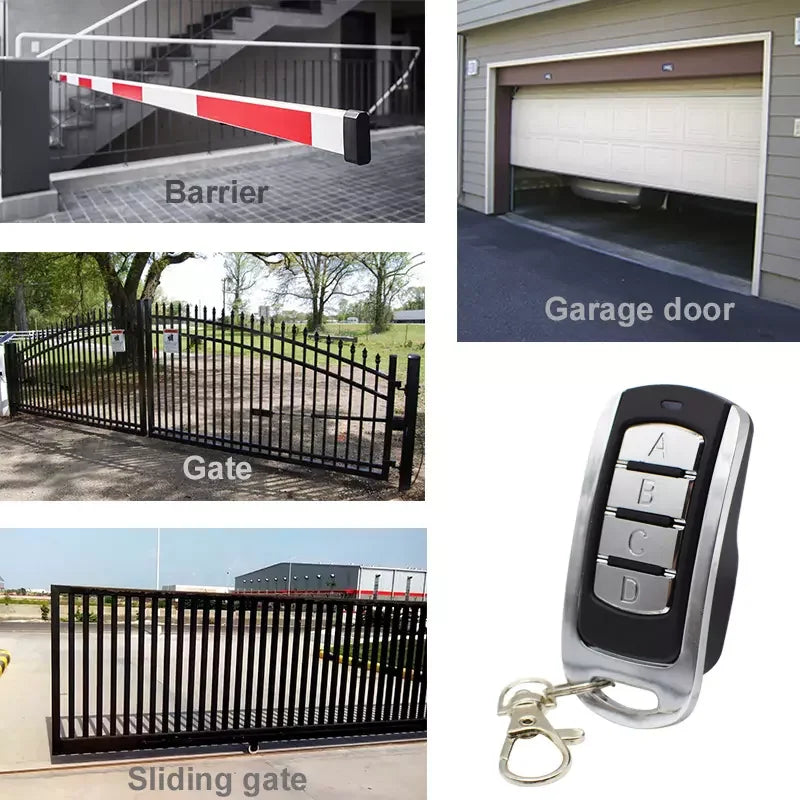 Universal Garage Remote – 4-in-1 Multi-Frequency Gate Key Fob (280–868MHz)