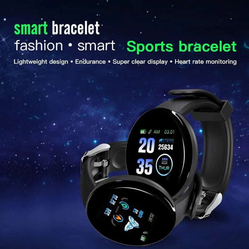 D18 Smart Watch Fitness Tracker