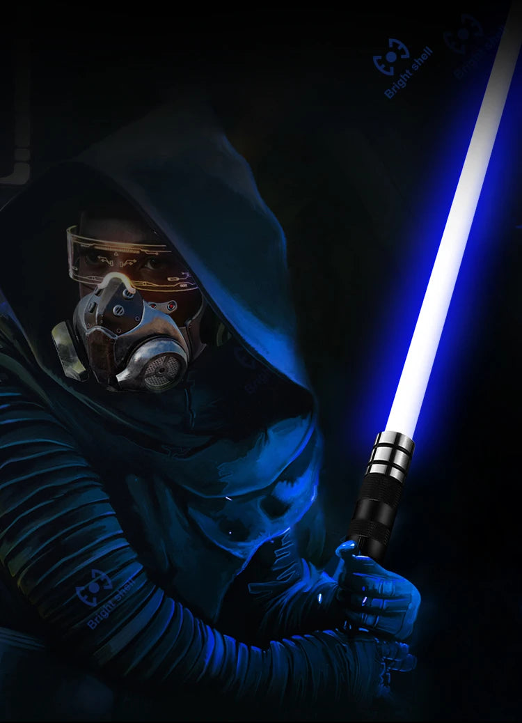 RGB Metal Lightsaber Laser Sword – 15 Color Change with Sound Effects