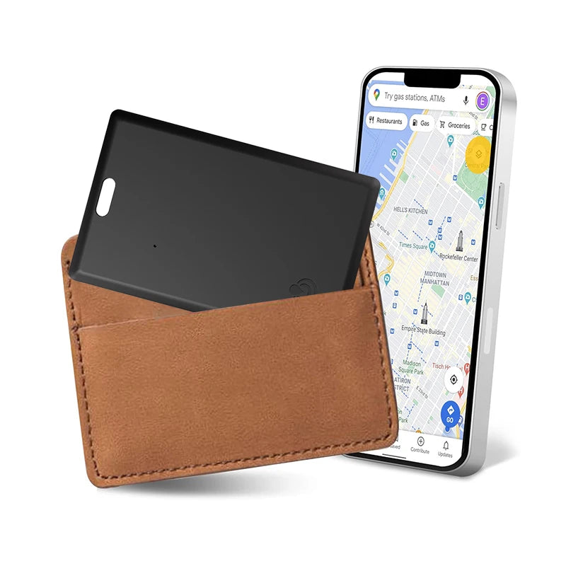 Slim Wallet Tracker Card – iPhone Smart Tag with Find My Support