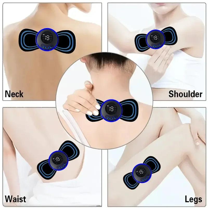 10PCS EMS Massage Replacement Patches – Neck & Body Muscle Pads