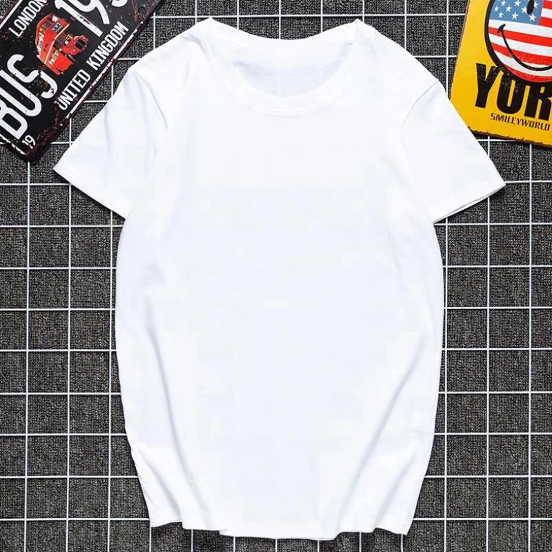 Casual Men's White T-Shirt – Hipster Harajuku Short Sleeve Tee