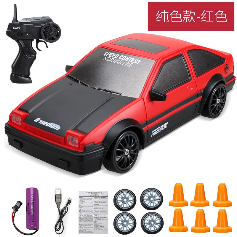 2.4G High-Speed Drift RC Car - 4WD AE86 Model GTR