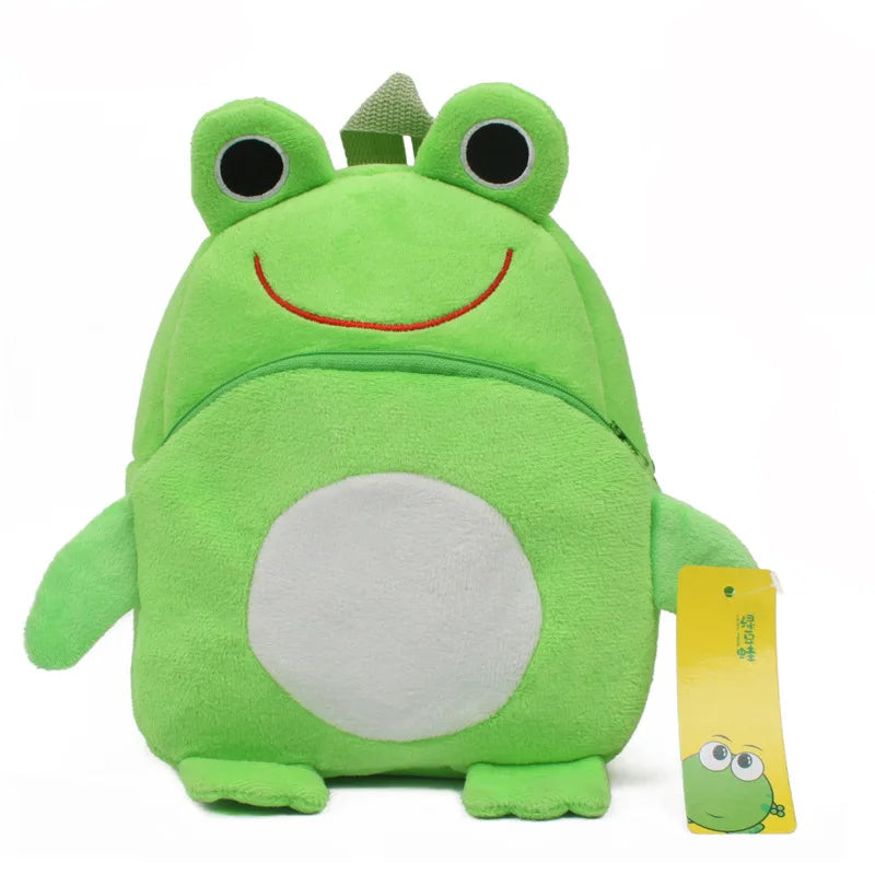 3D Cartoon Plush Kids School Backpack