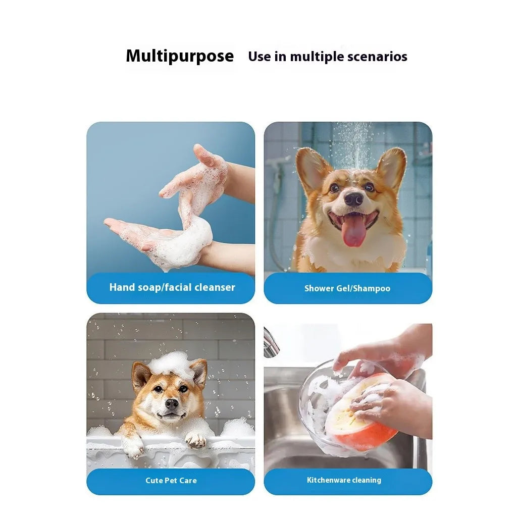 Panda Pet Bubble Machine for Cat and Dog Bathing Grooming Tool