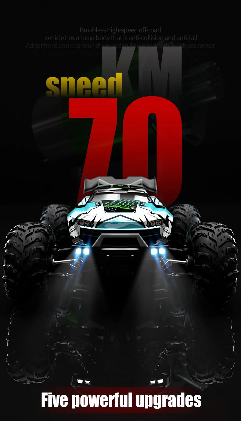 1:16 High-Speed 4WD RC Car - 70KM/H or 50KM/H