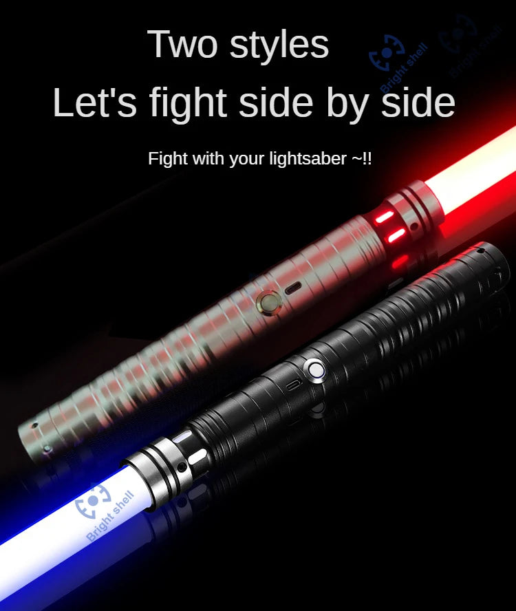 RGB Metal Lightsaber Laser Sword – 15 Color Change with Sound Effects