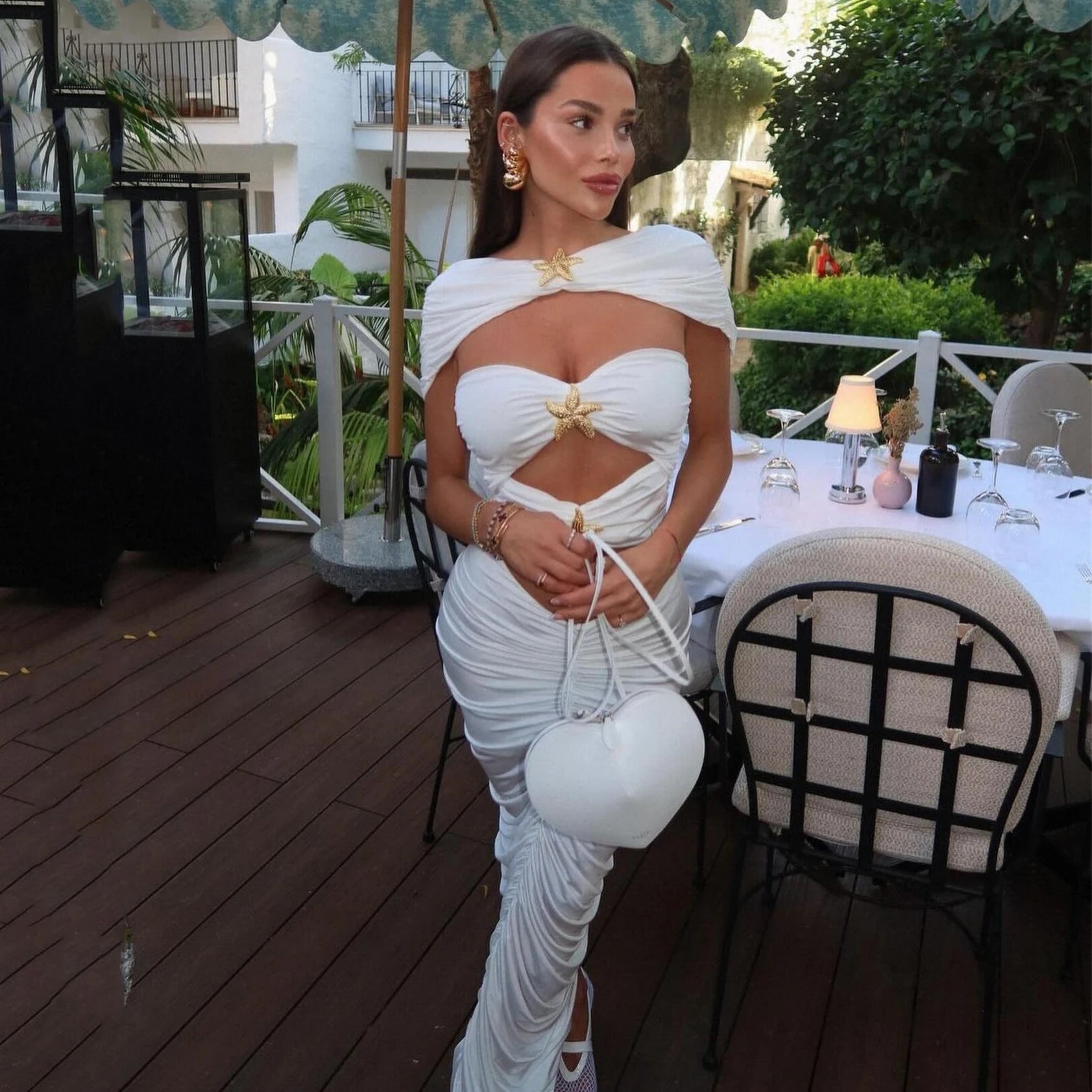 Luxury Star Bikini Set with Cover-Up – Sexy Brazilian-Inspired Swimwear