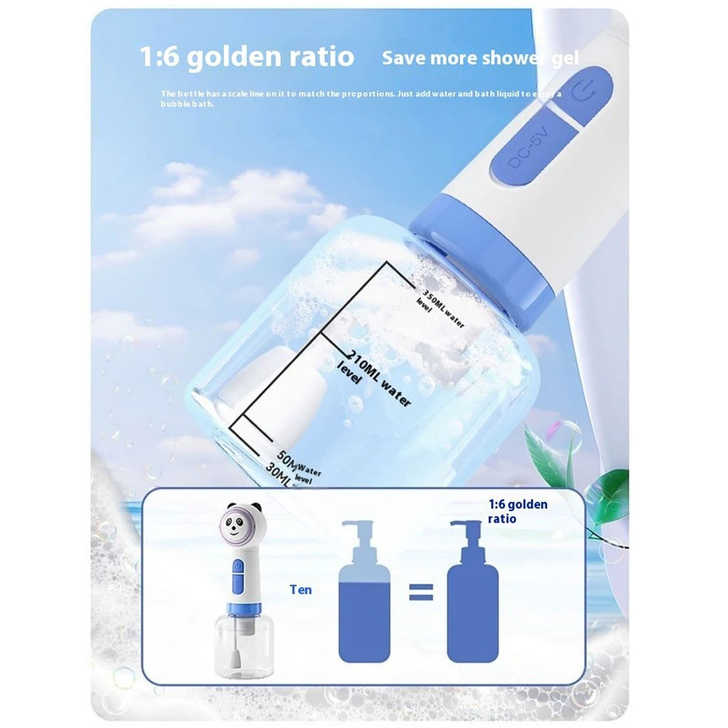 Panda Pet Bubble Machine for Cat and Dog Bathing Grooming Tool